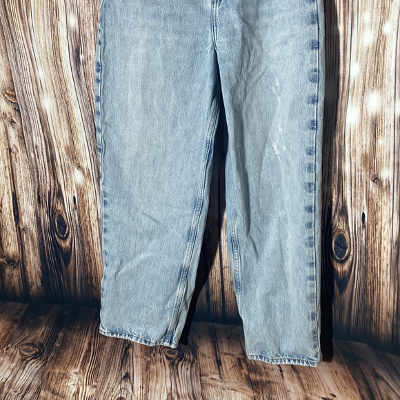We The Free Jeans-Women's Straight Wide Leg Distressed High Rise 26 - Picture 2 of 11